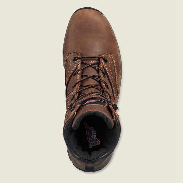 Bottes de Randonnée Red Wing - Truhiker - 6-Inch Safety Toe - Marron/Noir - Homme 163TCMPRB